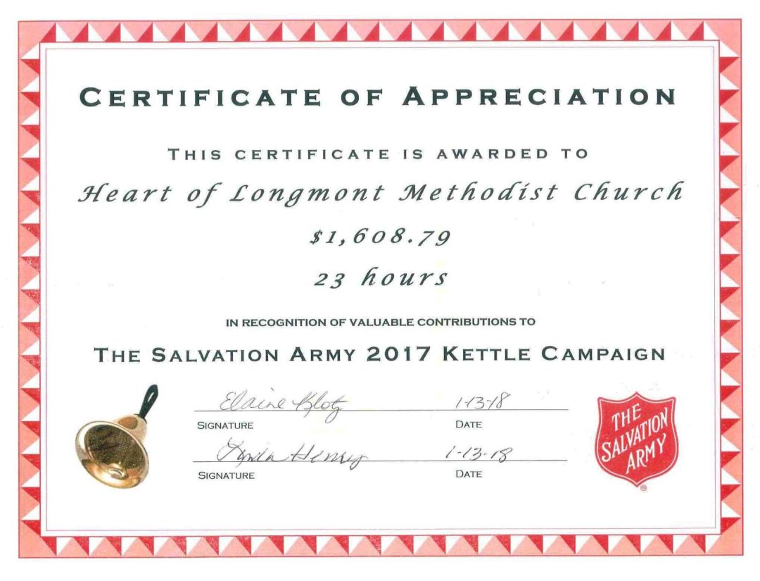 salvation army gift aid
