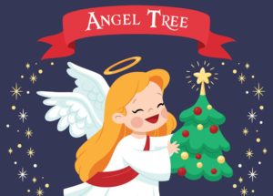 Angel Mitten tree at Heart of Longmont