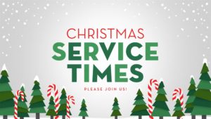 Christmas eve service times