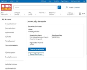 king soopers community rewards