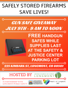 Gun Safe Giveaway flyer