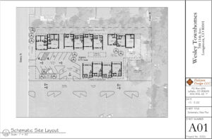 Wesley Homes Site Plan Layout